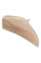 Women's Sole Society Wool Beret - Brown