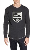 Men's American Needle Los Angeles Kings Embroidered Long Sleeve Thermal Shirt - Black
