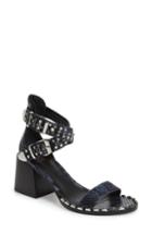 Women's Sigerson Morrison Apple Studded Sandal Eu - Blue