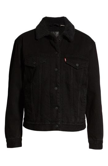 Women's Levi's Ex-boyfriend Faux Fur Lined Denim Jacket