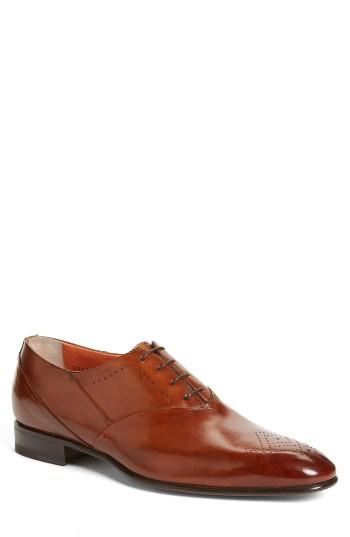 Men's Santoni Farrel Medallion Toe Oxford