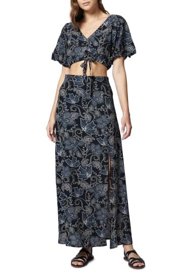 Women's Sanctuary Phoenix Two-piece Maxi Dress - Black