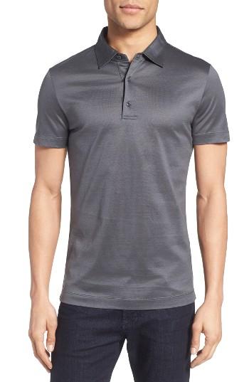 Men's Pal Zileri Jersey Polo - Grey