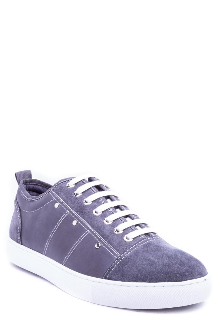 Men's Zanzara Severn Studded Low Top Sneaker .5 M - Grey