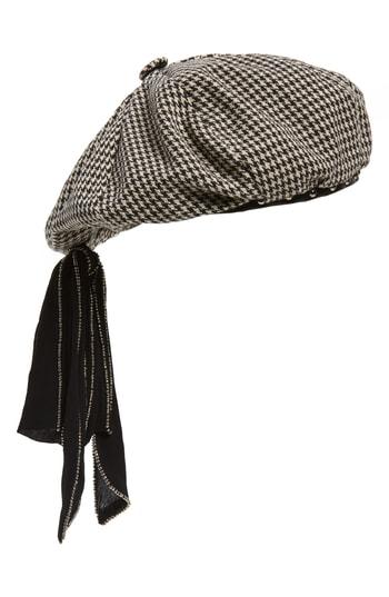 Women's New Friends Colony Houndstooth Studded Beret -