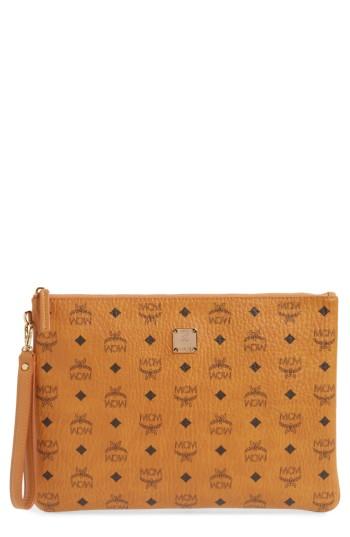 Men's Mcm Stark Pouch - Brown