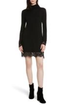 Women's Joie Fredrika B Lace Trim Dress - Black