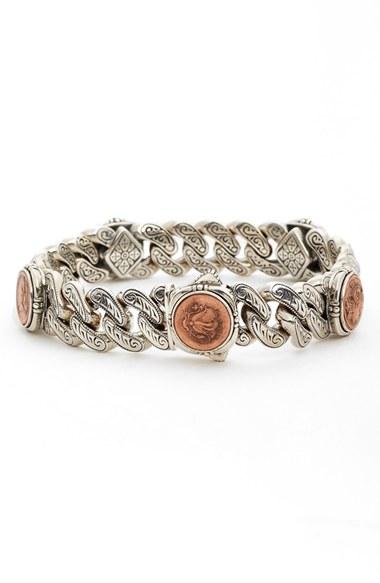 Women's Konstantino 'aeolus' Coin Link Bracelet