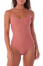 Women's Rhythm Palm Springs Ribbed One-piece Swimsuit - Red