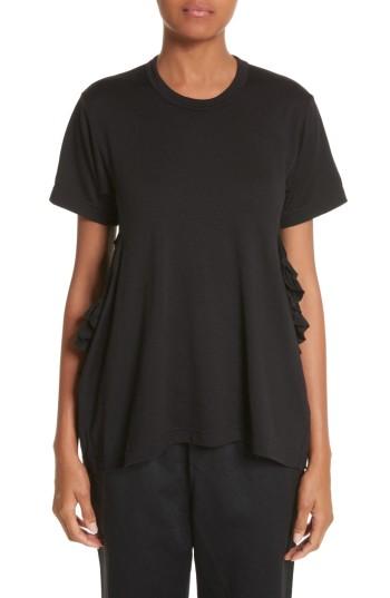 Women's Comme Des Garcons Ruffle Detail Tee
