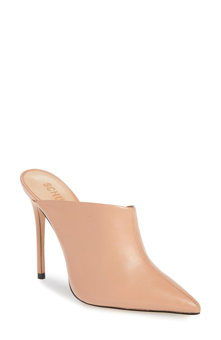Women's Schutz Quincy Stiletto Mule .5 M - Beige