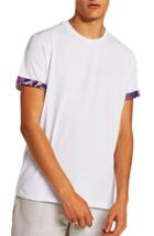 Men's Topman Mosaic Roller T-shirt - White