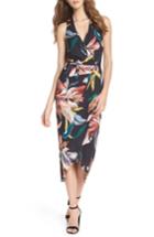 Women's Cooper St Jourdan Drape Midi Dress - Black