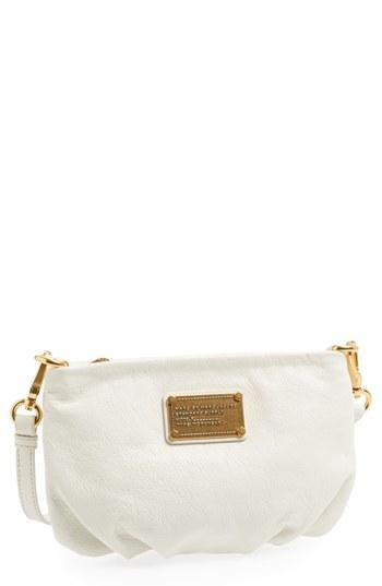 Marc By Marc Jacobs 'classic Q - Percy' Crossbody Bag White