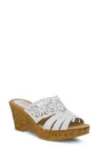 Women's Spring Step Dora Wedge Sandal Us / 40eu - White