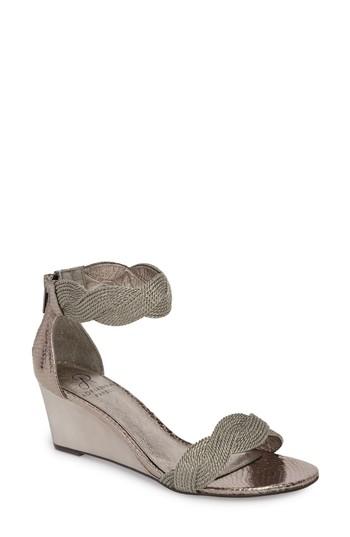 Women's Adrianna Papell Adore Ankle Strap Sandal M - Metallic