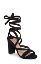 Women's Tony Bianco Kappa Ankle Wrap Sandal M - Black