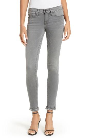 Women's Frame Le Skinny De Jeanne Raw Hem Skinny Jeans