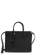 Saint Laurent Baby Sac De Jour Quilted Calfskin Leather Tote - Black