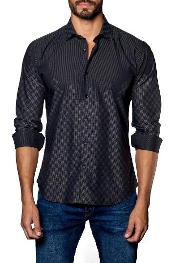 Men's Jared Lang Sport Shirt, Size - Black