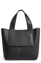 Victoria Beckham Apron Leather Tote -