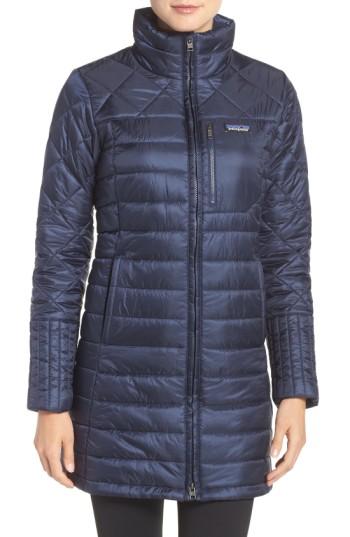 Women's Patagonia 'radalie' Water Repellent Parka - Blue