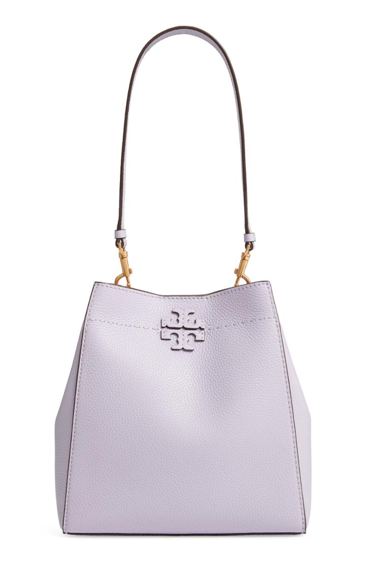 Tory Burch Mcgraw Leather Hobo - Purple