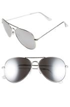 Women's Bp. Mirrored Aviator 57mm Sunglasses -