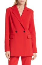 Women's Robert Rodriguez Eva Double Breasted Jacket - Red