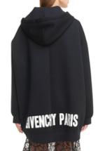 Women's Givenchy Logo Neoprene Hoodie Us / 34 Fr - Black