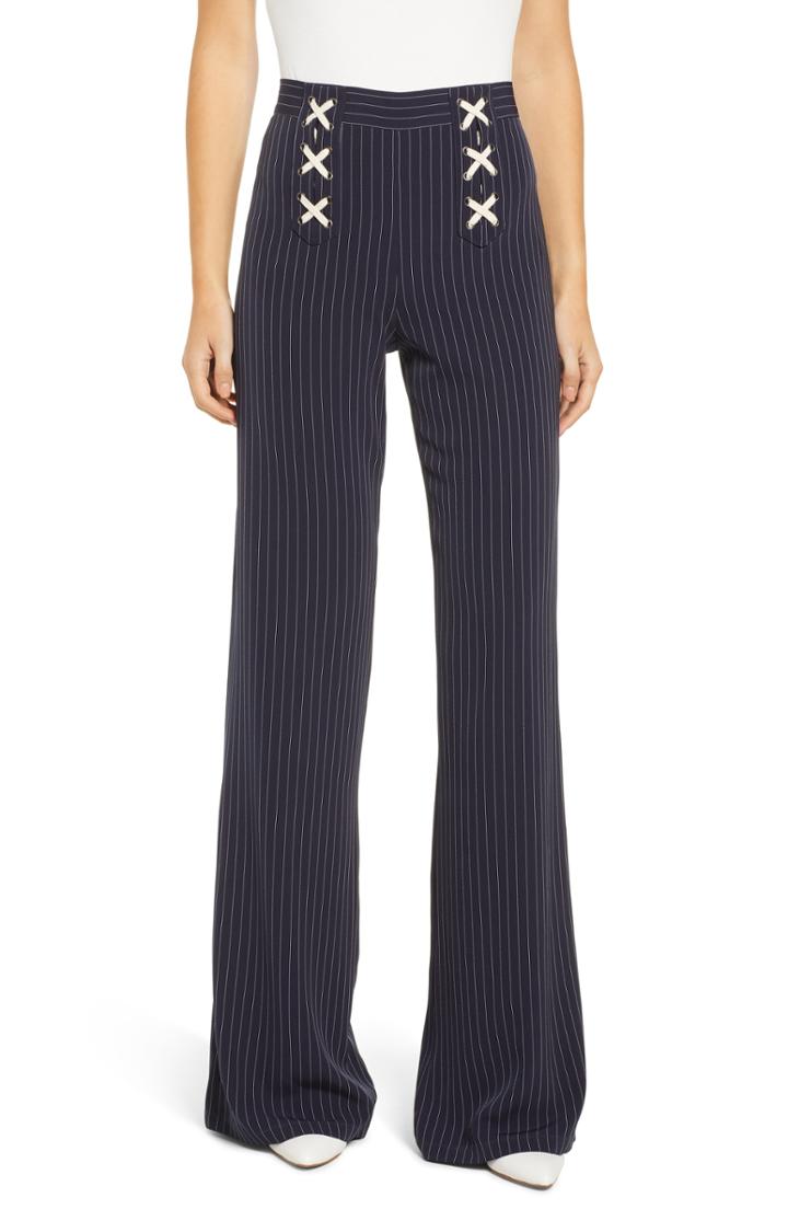 Women's Bishop & Young Power Stripe Lace-up Sailor Pants