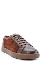 Men's Zanzara Player Woven Low Top Sneaker M - Brown