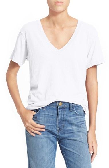 Women's Current/elliott 'the V-neck' Tee - White