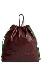 Alexander Wang Wefty Drawstring Bucket Bag - Burgundy