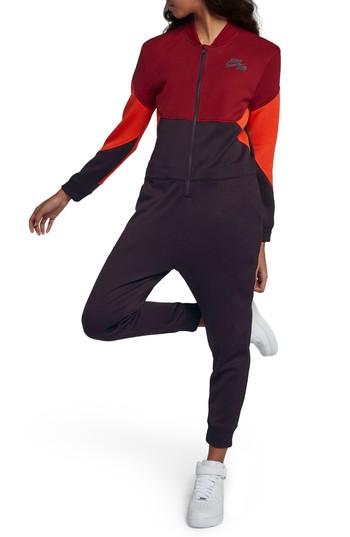 Women's Nike Sportswear Colorblock Jumpsuit - Pink
