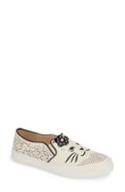 Women's Karl Lagerfeld Paris Edison Slip-on Cat Sneaker M - White