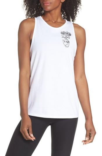 Women's Nike Dry Tom Rose Tank - White