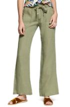 Women's Sanctuary Shore Line Wide Leg Linen Pants - Green