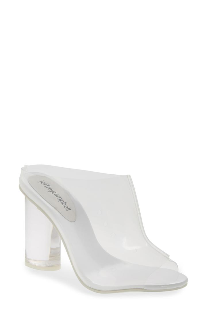 Women's Jeffrey Campbell Divinity Column Heel Mule .5 M - None