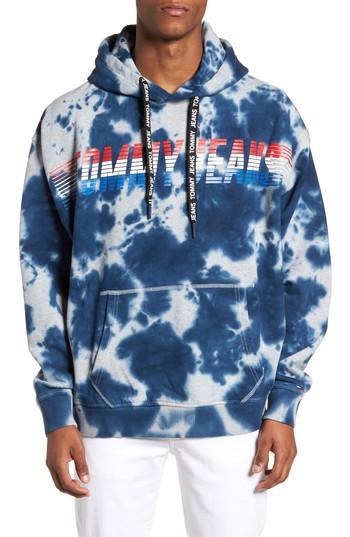 Men's Tommy Jeans Vintage Dye Hoodie Sweatshirt - Grey