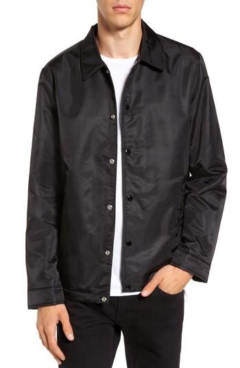 Men's The Very Warm Grant Coach's Jacket, Size - Black