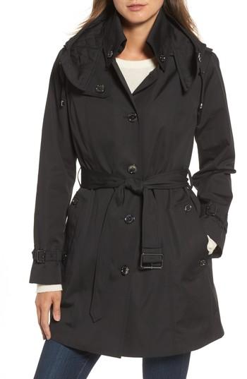 Women's London Fog Short Trench Coat