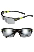Men's Nike 'show X2' Semi Rimless 69mm Sunglasses - Black/ Voltage