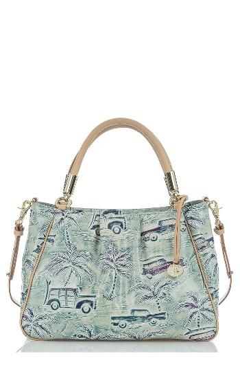 Brahmin Ruby Painted Leather Satchel -