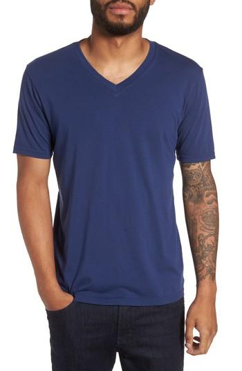 Men's Goodlife Classic Supima Cotton Blend V-neck T-shirt - Blue