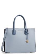 Michael Michael Kors Large Mercer Leather Tote - Blue