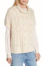 Women's Eileen Fisher Cable Knit Sweater, Size /x-small - Ivory