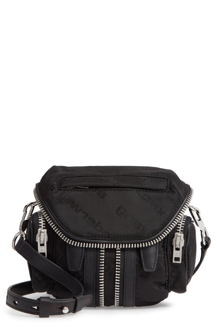 Alexander Wang Micro Marti Nylon Crossbody Bag - Black