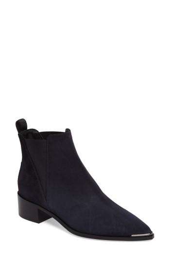 Women's Acne Studios 'jensen' Pointy Toe Bootie Us / 35eu - Blue