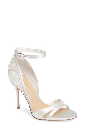 Women's Imagine By Vince Camuto Ricia Flower Sandal M - White